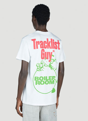 Boiler Room Tracklist T-Shirt White bor0153014