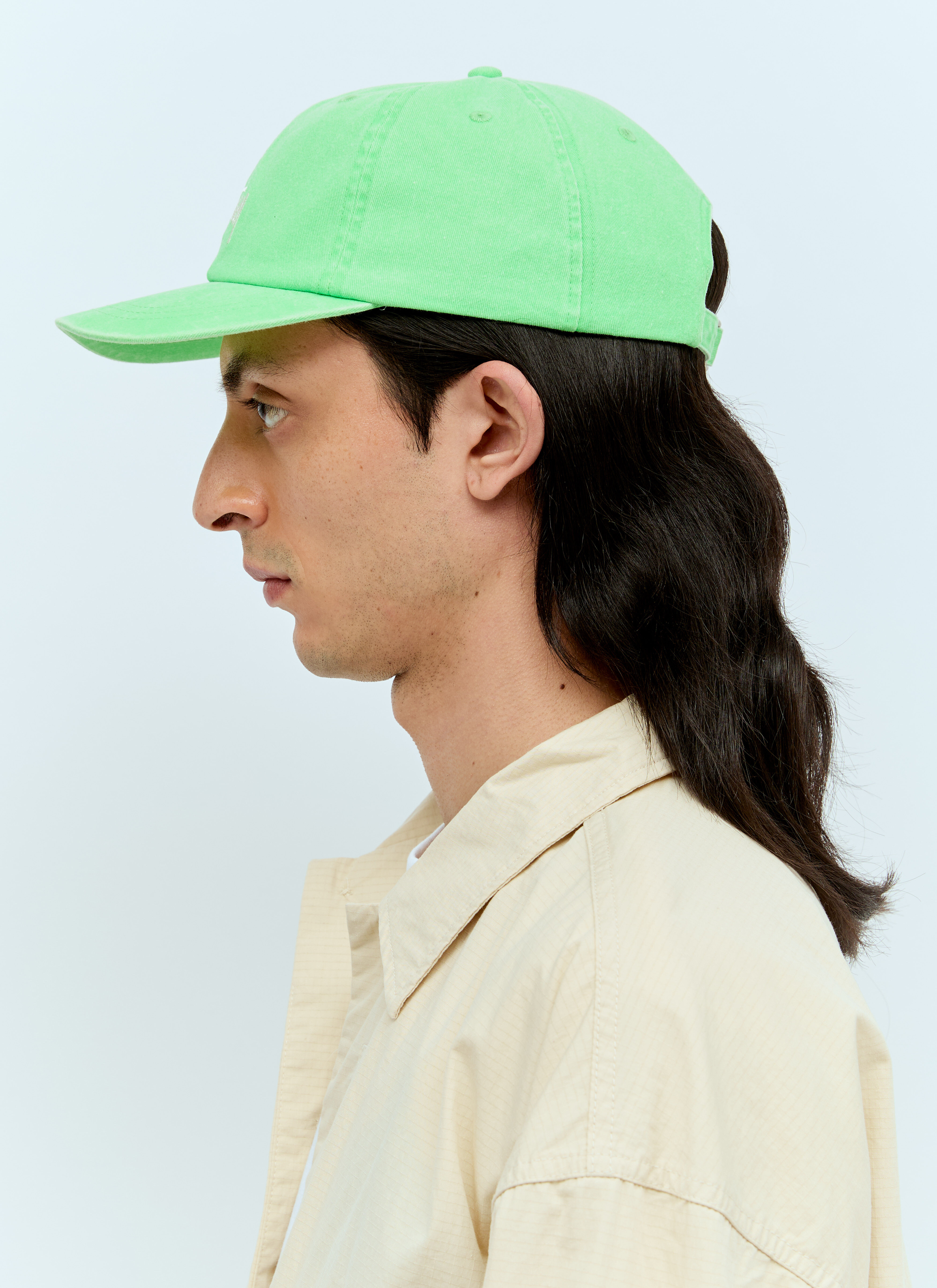 Stüssy Men's' Logo Embroidery Baseball Cap in Green | LN-CC®
