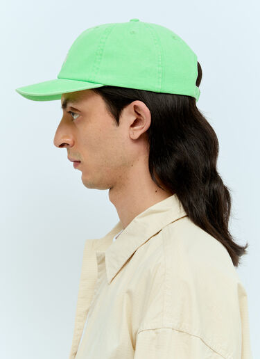 Stüssy Logo Embroidery Baseball Cap Green sts0156027