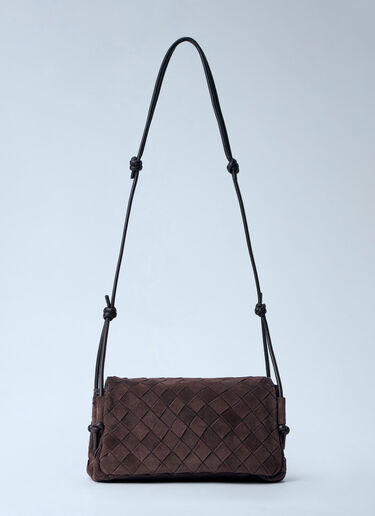 Bottega Veneta Notturno Flap Pouch Bag Brown bov0263029