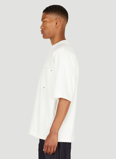 Bottega Veneta Stud Pocket T-Shirt White bov0148174