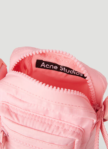 Acne Studios ロゴスモールショルダーバッグ ピンク acn0245033