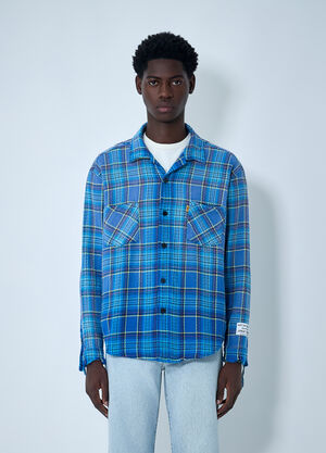 Gallery Dept. Marley Flannel Shirt Blue gdp0160060