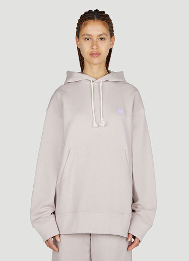 Acne Studios 페이스 패치 후드 스웨트셔츠 Lilac acn0251033
