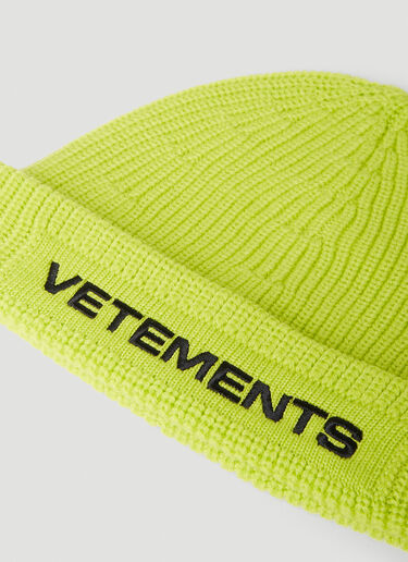 VETEMENTS 徽标便帽 黄色 vet0254011