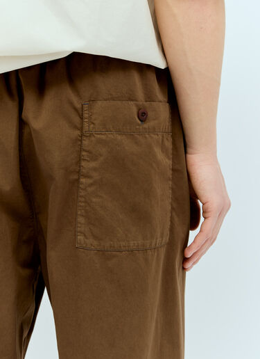 Lemaire Elasticated Pants Brown lem0156006