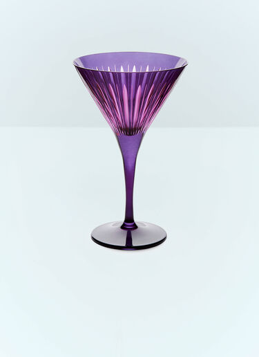 L'Objet Set Of Four Prism Martini Glasses Purple wps0691625