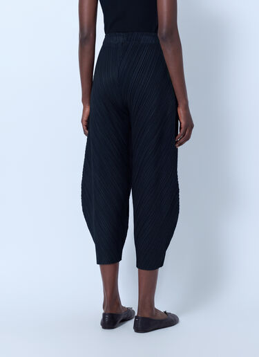 LN-CC® - Pleats Please Issey Miyake: Thicker Bottoms 1 Trousers - Black Pleats Please Issey Miyake Thicker Bottoms 1 Trousers Black plp0266058