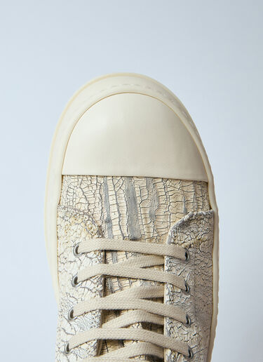 Rick Owens DRKSHDW Low-Top Coated Sneakers White drk0160019