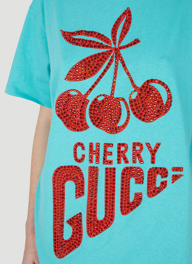 Gucci 체리 티셔츠 블루 guc0247086