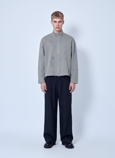 LN-CC® - Our Legacy: Shrunken Fullzip - Grey Our Legacy Shrunken Fullzip Grey our0165013