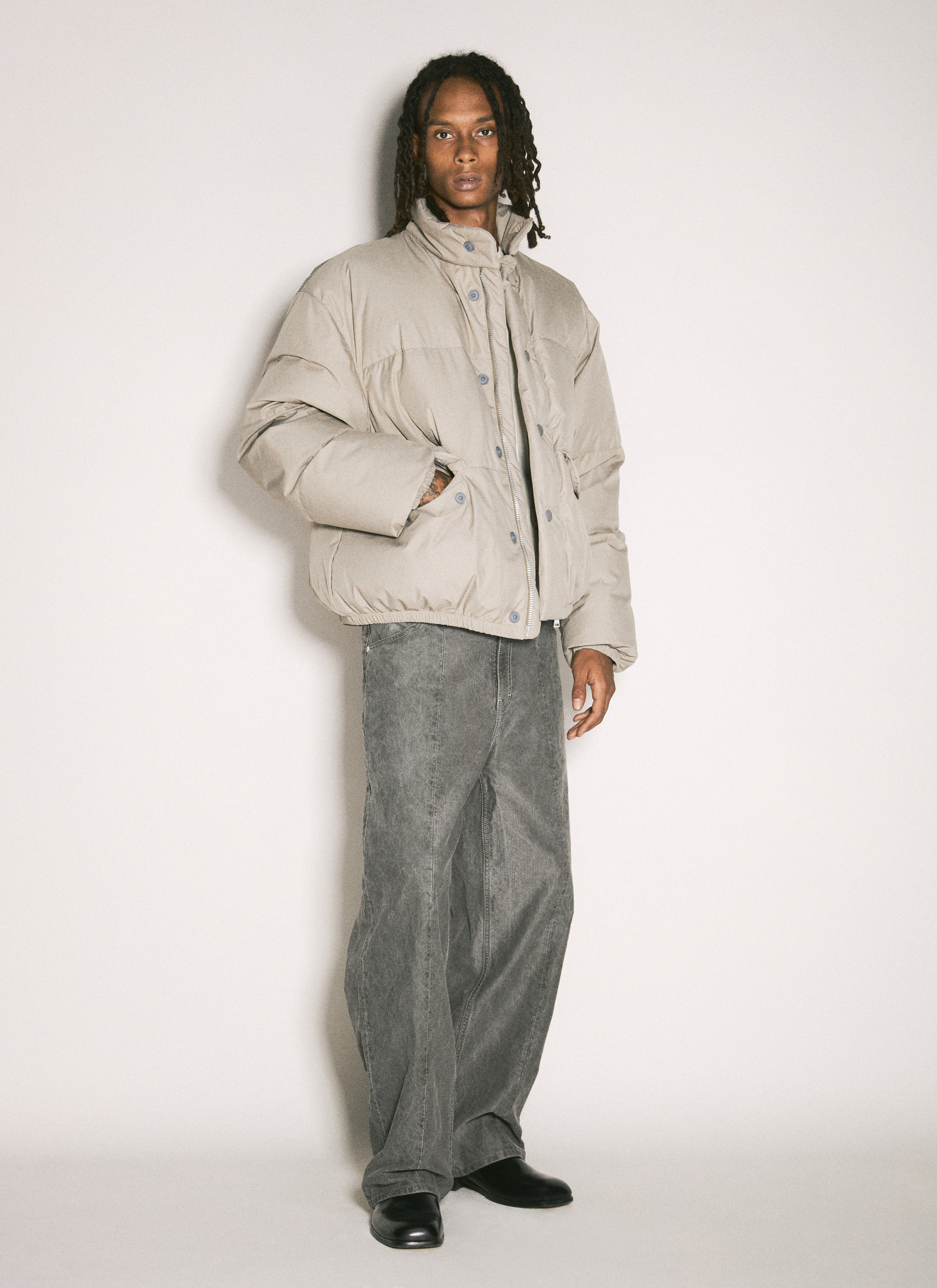 Our Legacy Men's' Inhale Puffa Jacket in Beige | LN-CC®