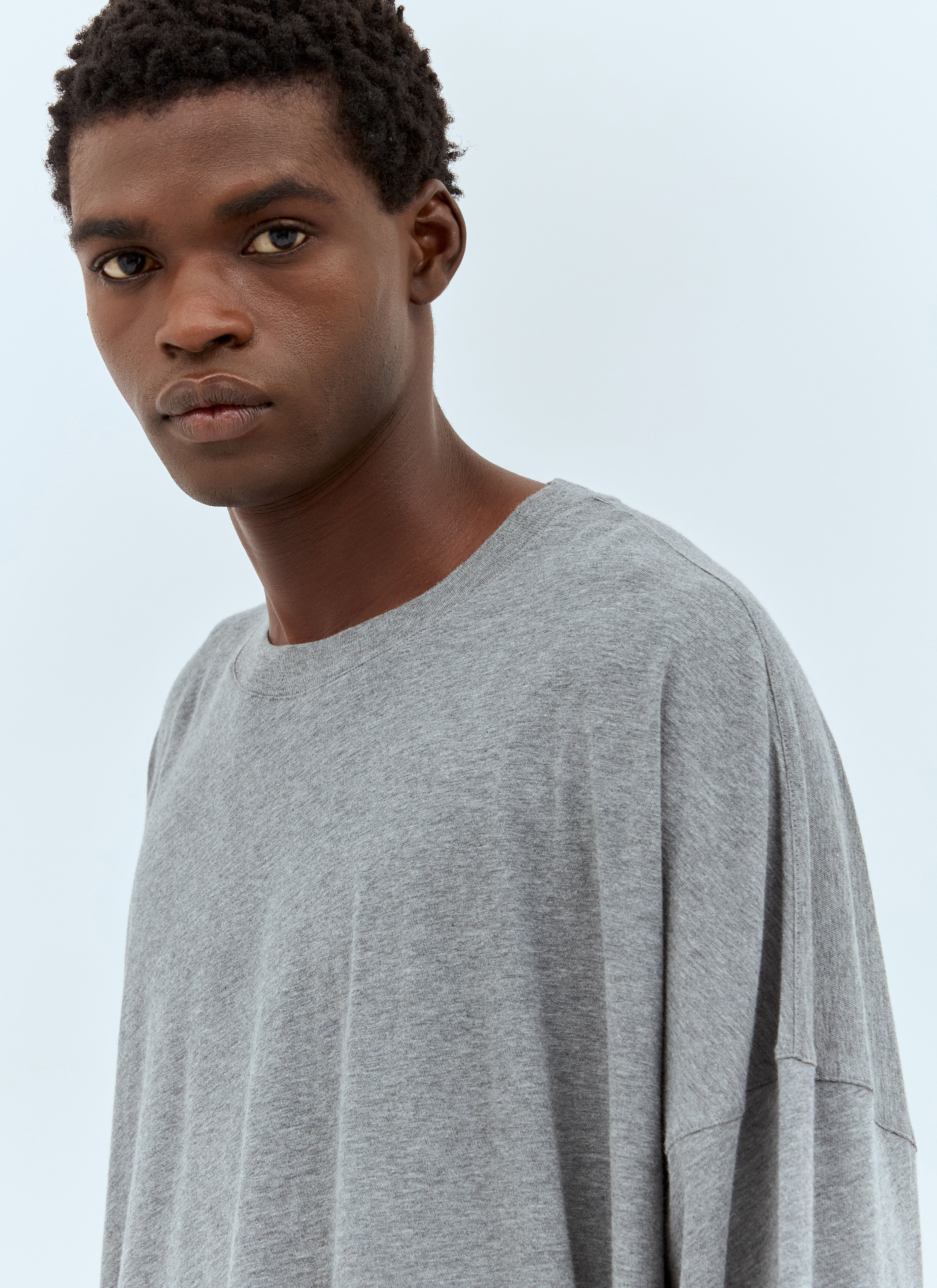 【送料無料/新品】 Haru Men's' Row The Top LN-CC® | Grey in トップス