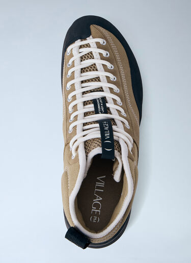 Village PM High-Top Canvas Sneakers Beige vpm0164004