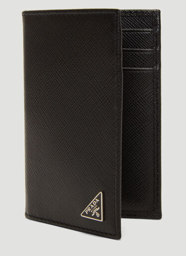 Prada Saffiano Leather Card Holder Black pra0135042