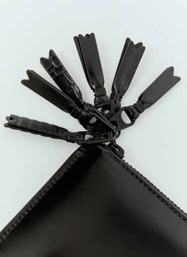 Comme des Garçons Wallet Zipper Medley Wallet Black cdw0356004