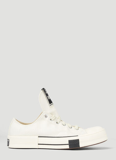 Rick Owens x Converse DRKSTR Chuck 70 로우탑 스니커즈 화이트 rco0347002