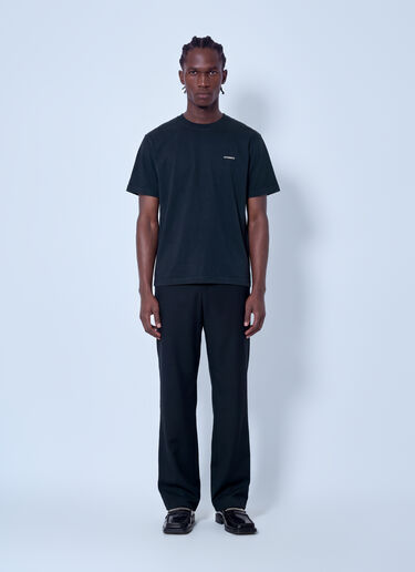 LN-CC® - VETEMENTS: Classic Logo Regular T-Shirt - Black VETEMENTS Classic Logo Regular T-Shirt Black vet0166004