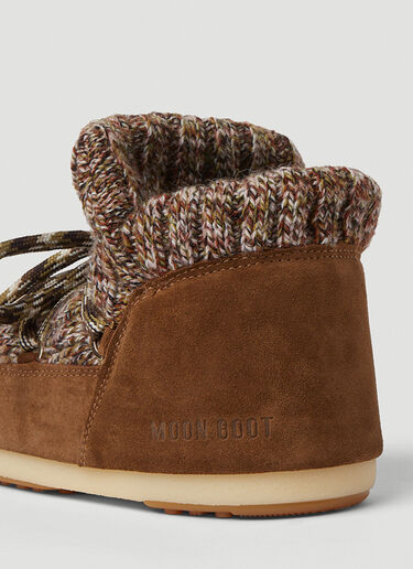 Moon Boot Icon Wool Pump Boots Brown mnb0250009