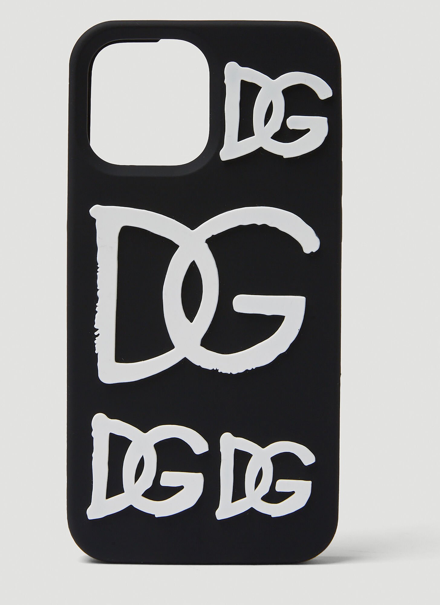 Shop Dolce & Gabbana 3d Logo Iphone 13 Pro Max Phone Case In Black