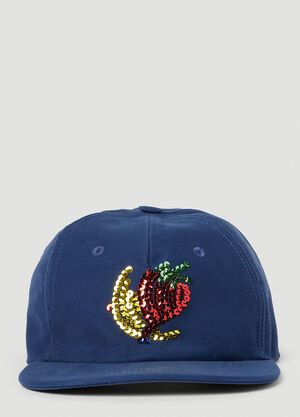Comme des Garçons Wallet Denim Baseball Cap Red cdw0347012