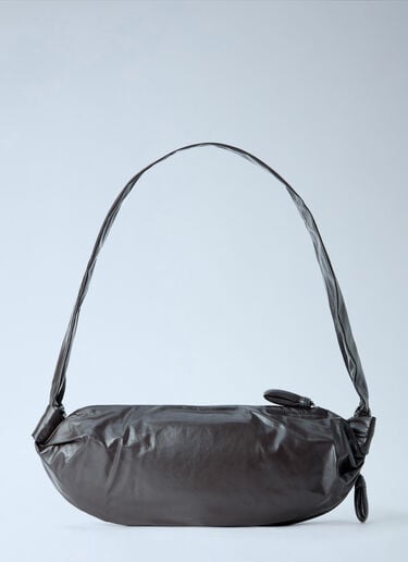 Lemaire Medium Soft Croissant Bag Brown lem0266036
