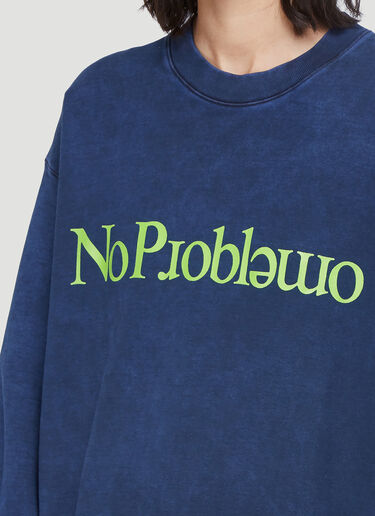 Aries No Problemo Sweatshirt Blue ari0242004