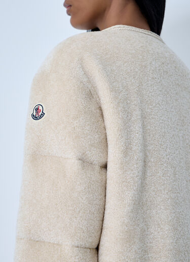 Ciboulette Short Down Jacket Moncler Ciboulette Short Down Jacket White mon0263009