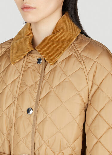 Burberry Quilted Jacket Camel bur0253007