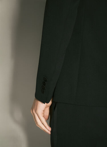 Dolce & Gabbana Single-Breasted Wool Jacket Black dol0158007