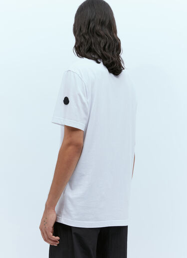 Moncler 徽标印花 T 恤 白色 mon0156023