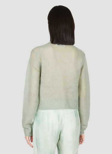 Acne Studios Mohair Knit Sweater Green acn0254013