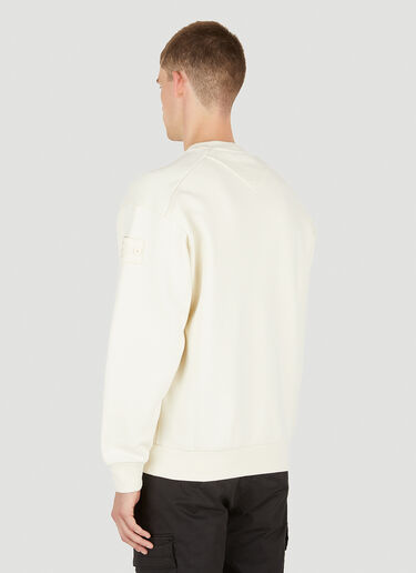 Stone Island 컴퍼스 패치 스웻셔츠 크림 sto0150021