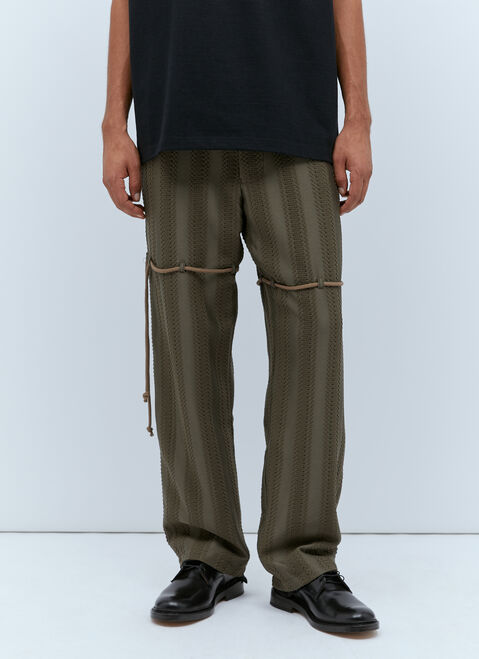 adidas x Song for the Mute ストレートレッグ　レースパンツ ベージュ asf0154006
