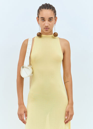 Jacquemus Les Grandes Boucles Nodo Earrings Brown jac0258028