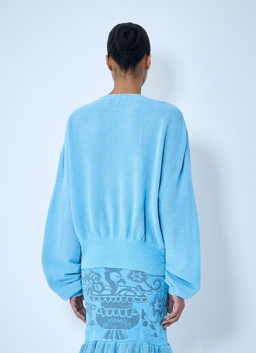 Vivienne Westwood Jules Crewneck Knitted Jumper Blue vvw0264014