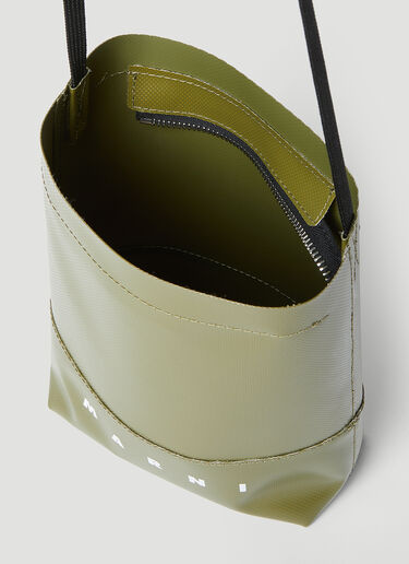 Marni 鞋带肩带斜挎包  绿色 mni0155022