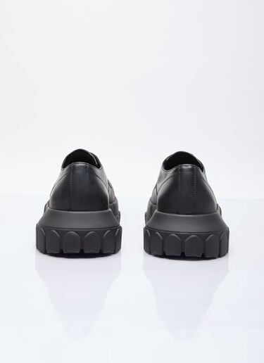 Lace-Up Bozo Tractor Shoes Rick Owens Lace-Up Bozo Tractor Shoes Black ric0155028
