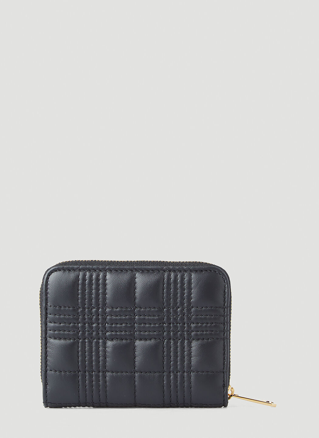 Burberry Lola Quilted Zip Wallet in Black LN CC