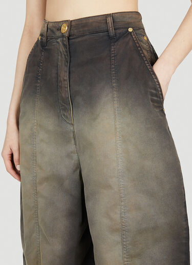 Balmain 라지 테이퍼드 진 브라운 bln0252021