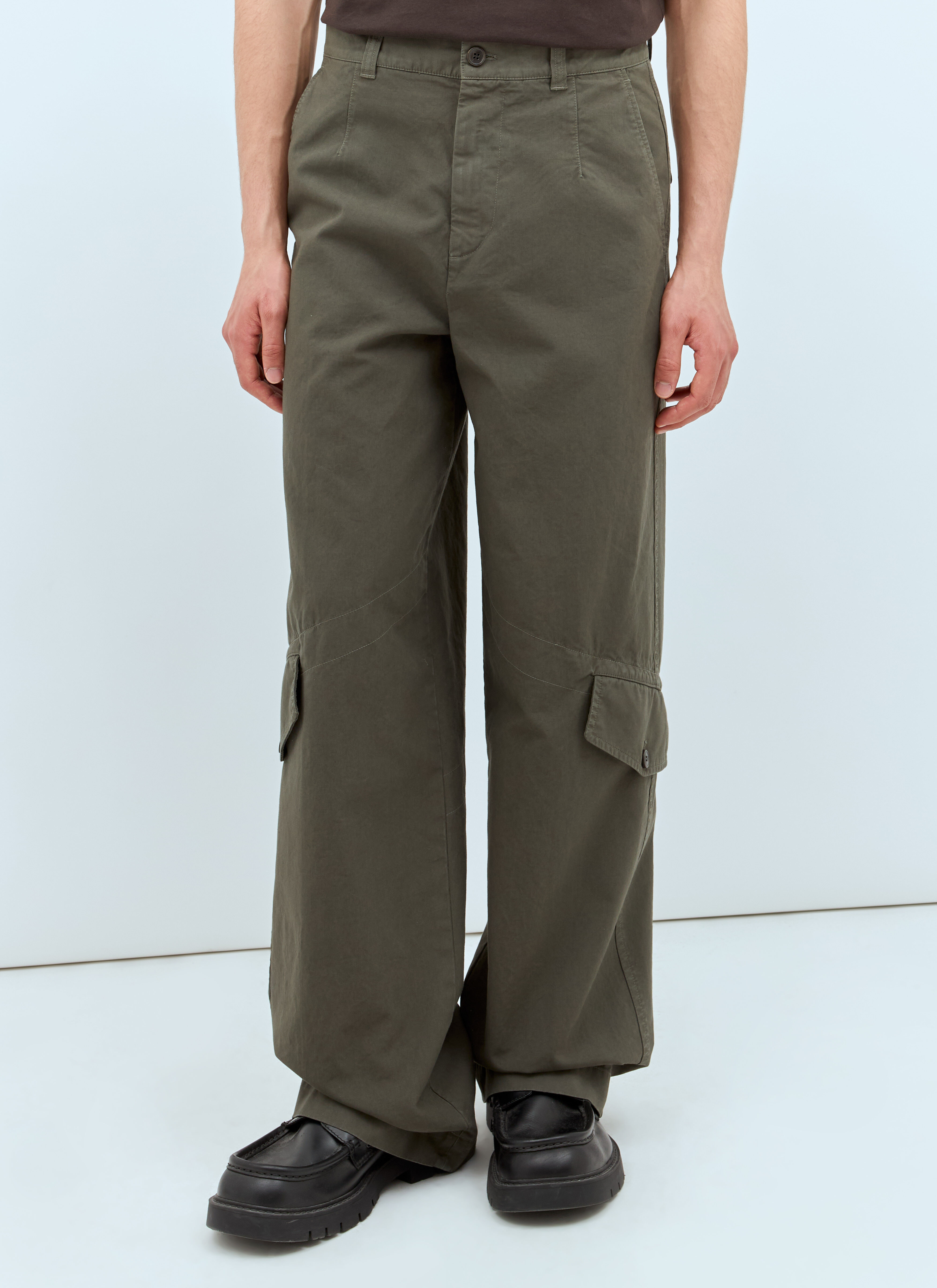 Dries Van Noten Men s Paxford Cargo Pants in Grey LN CC