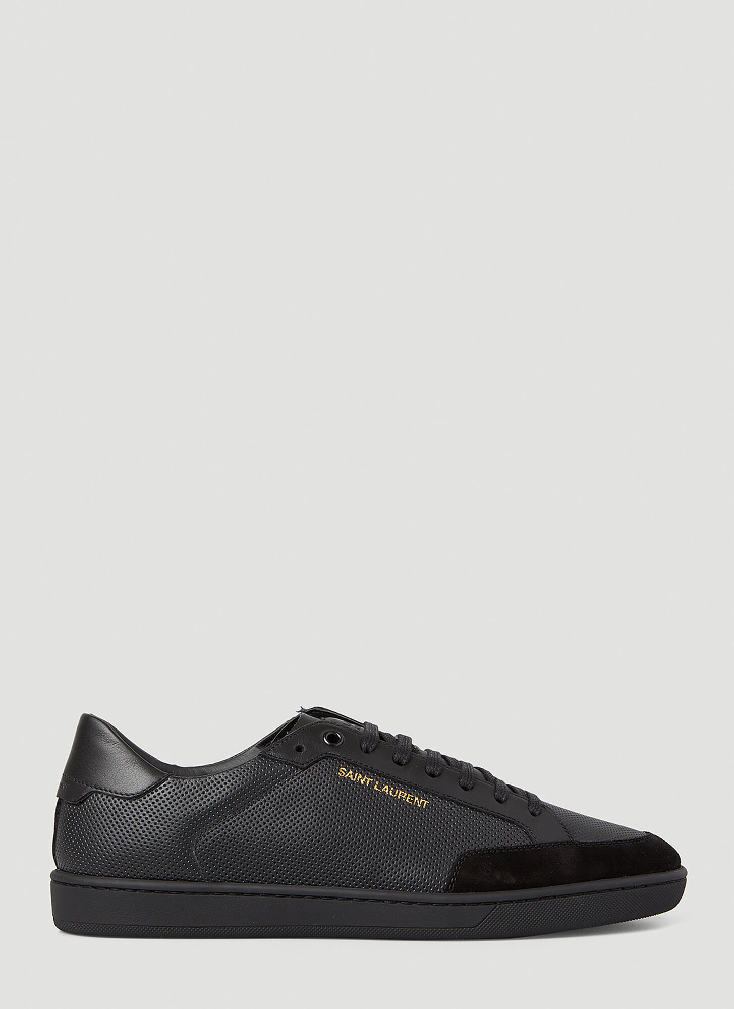 Shop Saint Laurent Low-top Sneakers In Black