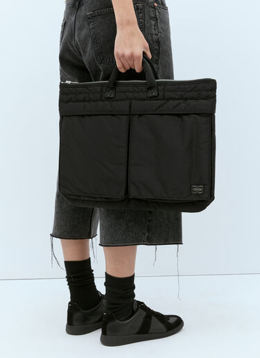 Porter-Yoshida & Co 탱커 쇼트 헬멧 토트백 블랙 por0354007