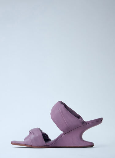 Rick Owens Cantilever 8 Twisted Sandals Violet ric0263053