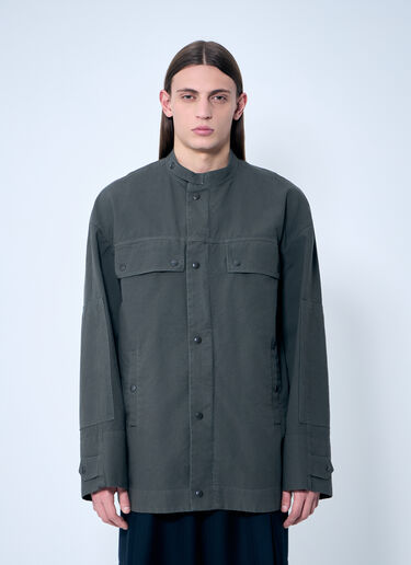 Dries Van Noten Viskin Jacket Grey dvn0158004