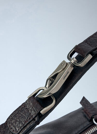 LN-CC® - Lemaire: Mini Quiver Clip Bag - Dark Brown Lemaire Mini Quiver Clip Bag Dark Brown lem0266023