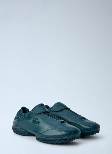 LN-CC® - Lacoste: Runway Low Set Leather Sneakers - Dark Green Lacoste Runway Low Set Leather Sneakers Dark Green lac0266014