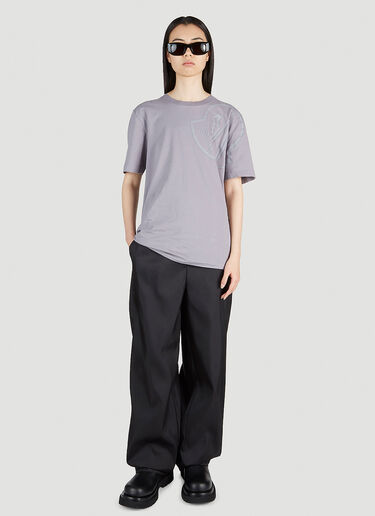 6 Moncler 1017 ALYX SM 徽标印花 T 恤 丁香紫 mal0351003