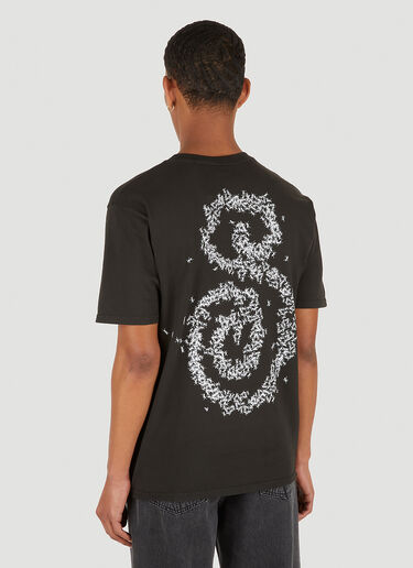 Ants Logo Print T-Shirt Stüssy Ants Logo Print T-Shirt Black sts0151035