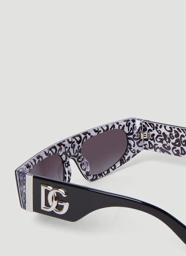 Dolce & Gabbana 사각 선글라스 블랙 ldg0251002